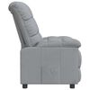 vidaXL Recliner Chair Light Grey Fabric
