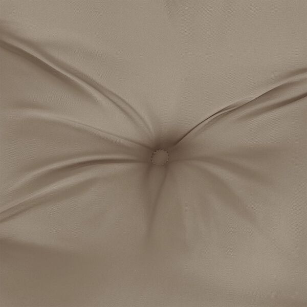 vidaXL Chair Cushions 4 pcs Taupe 40x40x7 cm Oxford Fabric