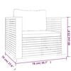 vidaXL 7 Piece Garden Lounge Set with Cushions Solid Teak Wood