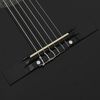 vidaXL Classical Guitar for Beginner Black 4/4 39" Basswood