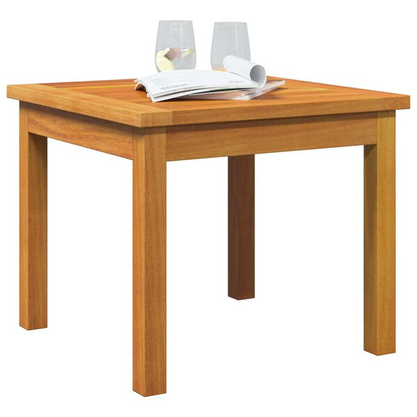 vidaXL Side Table 45x45x38 cm Solid Wood Acacia
