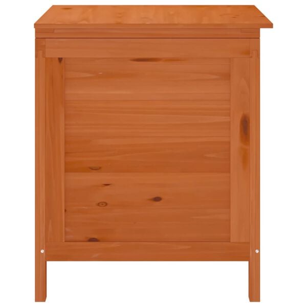 vidaXL Garden Storage Box Brown 50x49x56,5 cm Solid Wood Fir