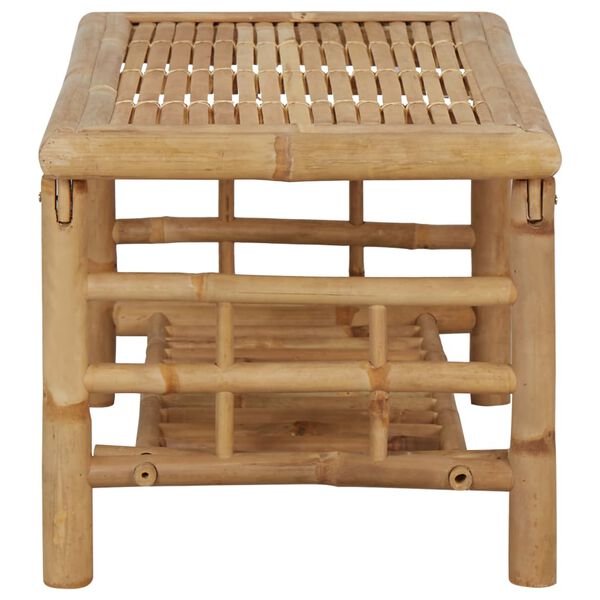 vidaXL 4 Piece Garden Lounge Set with Cushions Bamboo