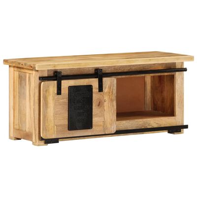vidaXL TV Cabinet 90x35x40 cm Solid Mango Wood