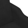 vidaXL Sofa Chair Black 60 cm Fabric