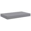 vidaXL Floating Wall Shelves 4 pcs Grey 40x23x3.8 cm MDF