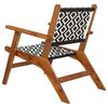 vidaXL Garden Chairs 2 pcs Solid Acacia Wood