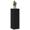 vidaXL Plant Stand 2 pcs Black Oak 33 x 33 x 100 cm Engineered Wood