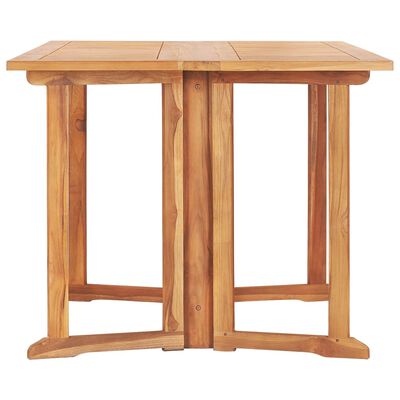 vidaXL Folding Butterfly Garden Table 150x90x75 cm Solid Teak Wood