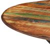 vidaXL Dining Table Ø110x78 cm Solid Wood Reclaimed and Steel