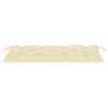 vidaXL Garden Bench with Cushion 120 cm Bamboo