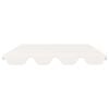 vidaXL Replacement Canopy for Garden Swing White 188/168x145/110 cm