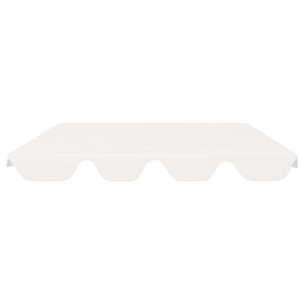 vidaXL Replacement Canopy for Garden Swing White 188/168x145/110 cm