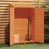 vidaXL Garden Shed Brown 102x52x174.5 cm Solid Wood Fir