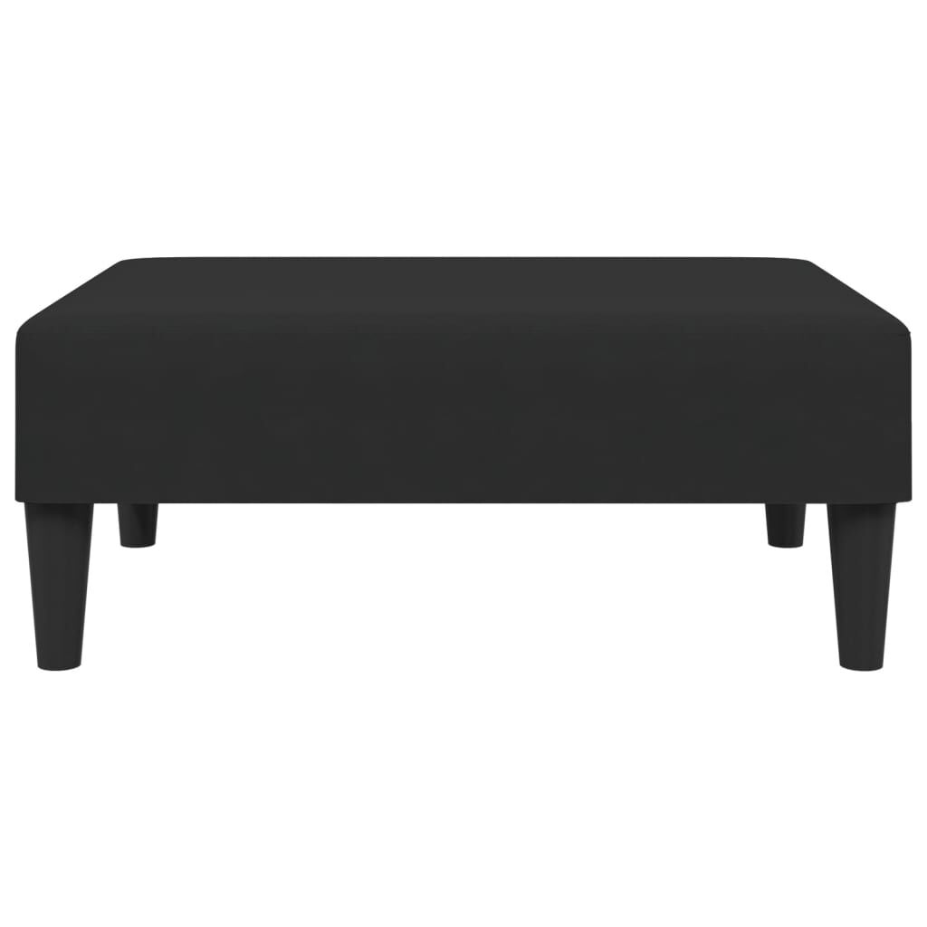 vidaXL 2 Piece Sofa Set with Pillows Black Velvet