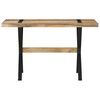 vidaXL Dining Table 120x60x76 cm Rough Mango Wood