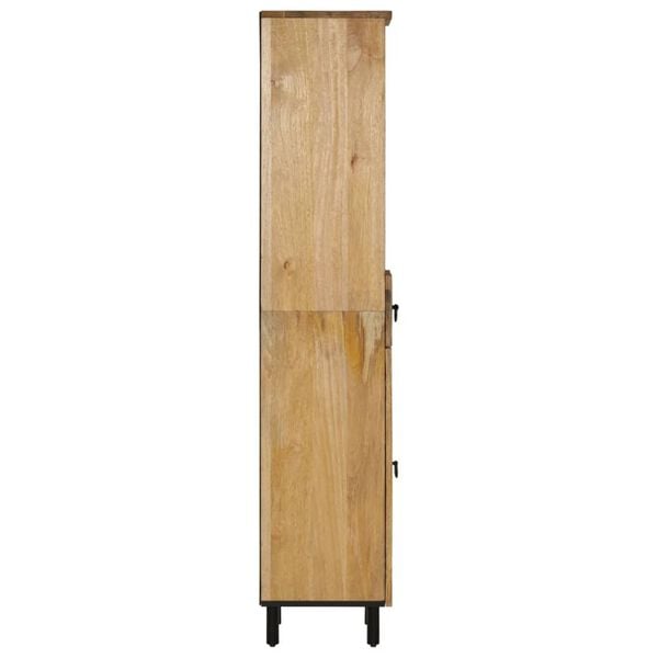 vidaXL Bathroom Cabinet 38x33x160 cm Solid Wood Mango