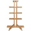 vidaXL Plant Stand 83x25x142 cm Firwood