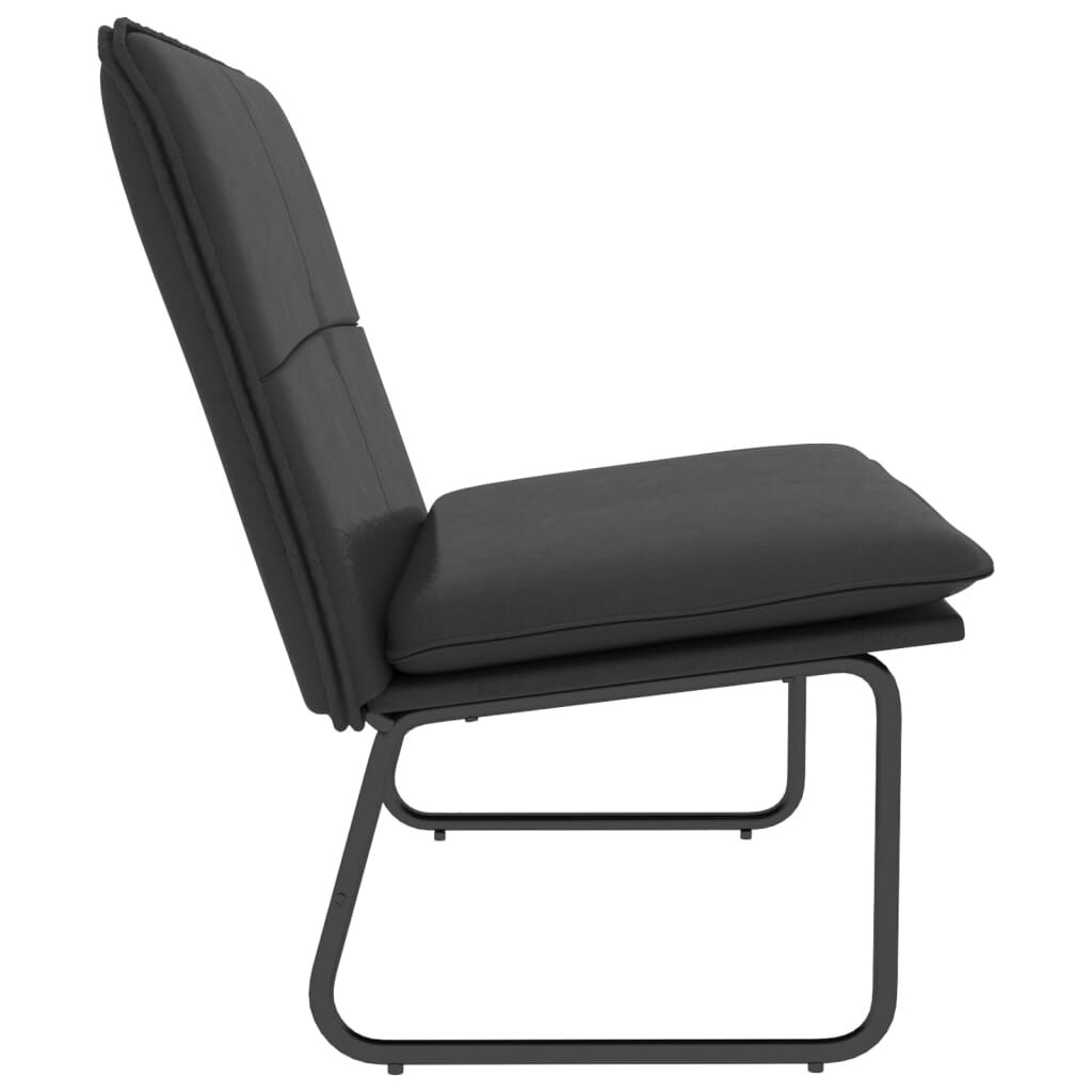 vidaXL Bench Black 100x75x76 cm Faux Leather