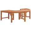 vidaXL Tree Bench 2 pcs Natural 160 x 80 x 45cm Solid Eucalyptus Wood
