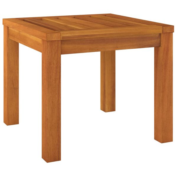 vidaXL Garden Stools with Cushions 2 pcs 40x40x42 cm Solid Wood Acacia