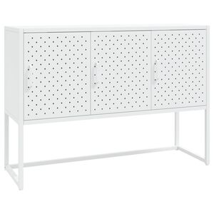 vidaXL Sideboard White 105x35x75 cm Steel