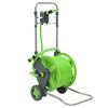 vidaXL Water Hose Reel with Wheels 45+2 m