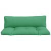 vidaXL Pallet Cushions 2 pcs Green Fabric