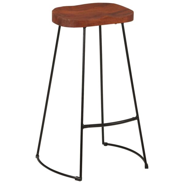 vidaXL Gavin Bar Stools 2 pcs 50x40x78 cm Solid Wood Mango