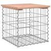 vidaXL Garden Bench Gabion Design 43x44x42 cm Solid Wood Douglas