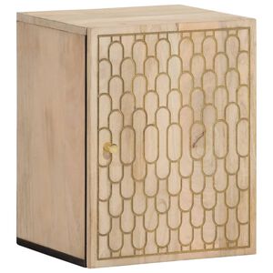 vidaXL Bathroom Wall Cabinet 38x33x48 cm Solid Wood Mango