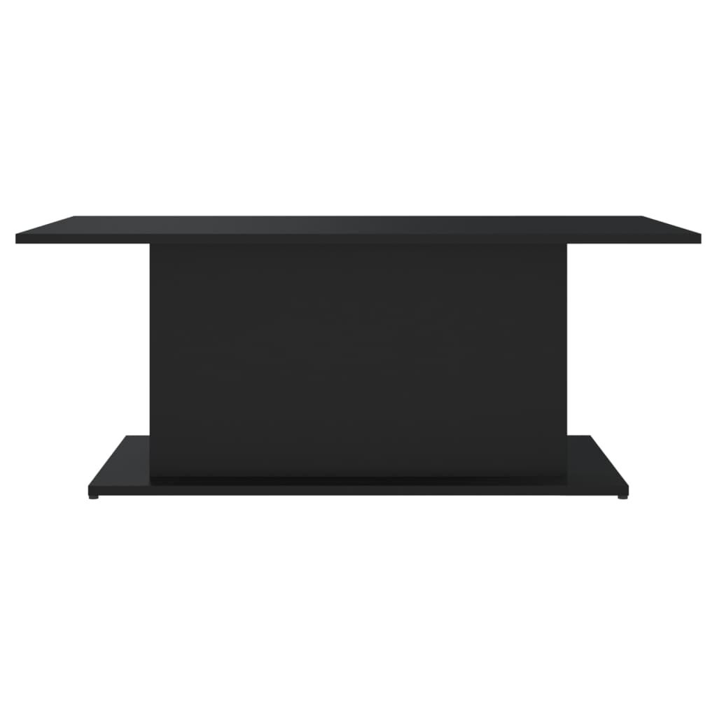 vidaXL Coffee Table Black 102x55.5x40 cm Engineered Wood