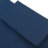 vidaXL Outdoor Lounge Bed with Canopy and Pillows Blue