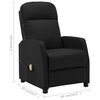 vidaXL Electric Massage Chair Black Faux Leather