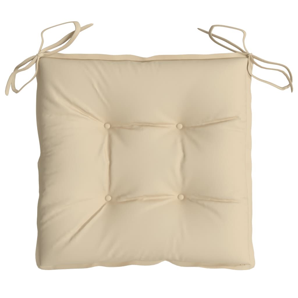 vidaXL Pallet Cushions 4pcs Beige 50x50x7 cm Oxford Fabric
