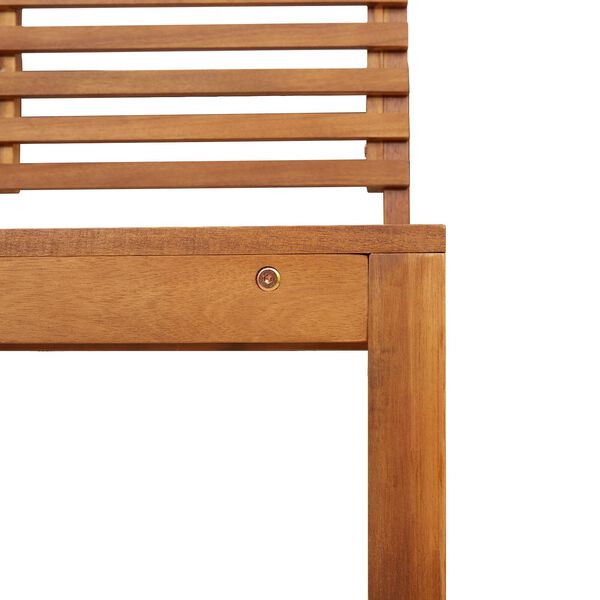 vidaXL Garden Bench Brown 100 x 50 x 91cm Solid Acacia wood