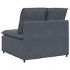 vidaXL Modular Sofa Centre Module with Cushions Dark Grey 100 cm