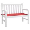 vidaXL Garden Bench Cushion Red 120x50x4 cm Oxford Fabric
