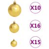 vidaXL Artificial Pre-lit Christmas Tree with Ball Set Pink 240 cm PVC