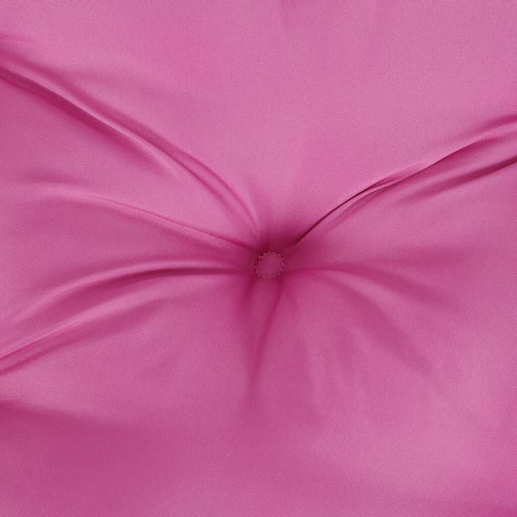 vidaXL Garden Bench Cushions 2pcs Pink 100x50x7cm Fabric