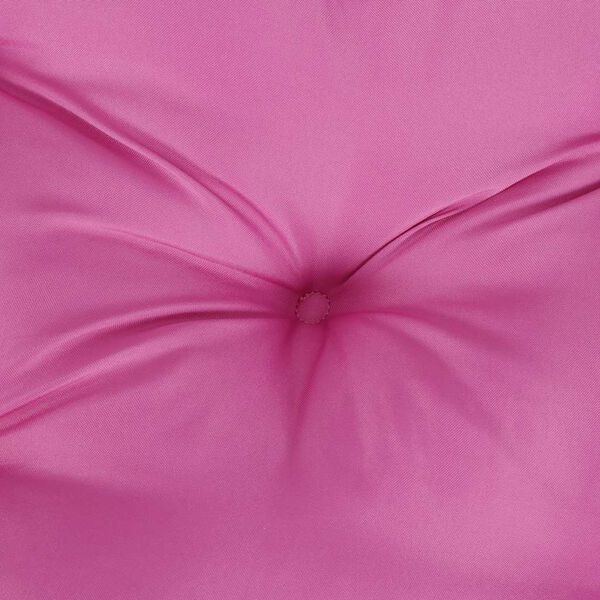 vidaXL Garden Bench Cushions 2pcs Pink 100x50x7cm Fabric