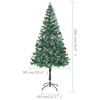 vidaXL Artificial Pre-lit Christmas Tree with Pinecones 180 cm
