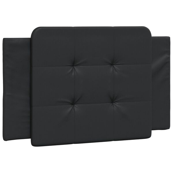 vidaXL Bed Frame without Mattress "Zadar" Black 100x190 cm Faux Leather