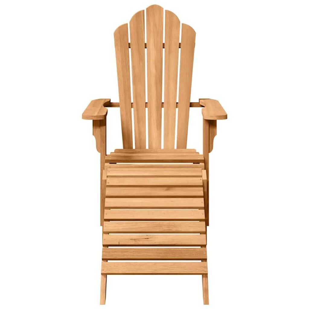 vidaXL Garden Adirondack Chairs 2 pcs Brown 77 x 137 x 95 cm