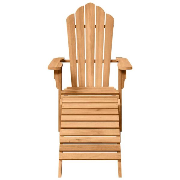vidaXL Garden Adirondack Chairs 2 pcs Brown 77 x 137 x 95 cm