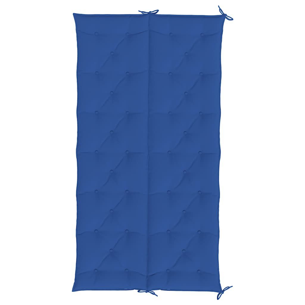 vidaXL Garden Bench Cushion Blue 200x(50+50)x7cm Oxford Fabric