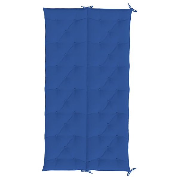 vidaXL Garden Bench Cushion Blue 200x(50+50)x7cm Oxford Fabric