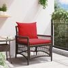 vidaXL Garden Chair Brown 60 x 70 x 78cm Poly Rattan
