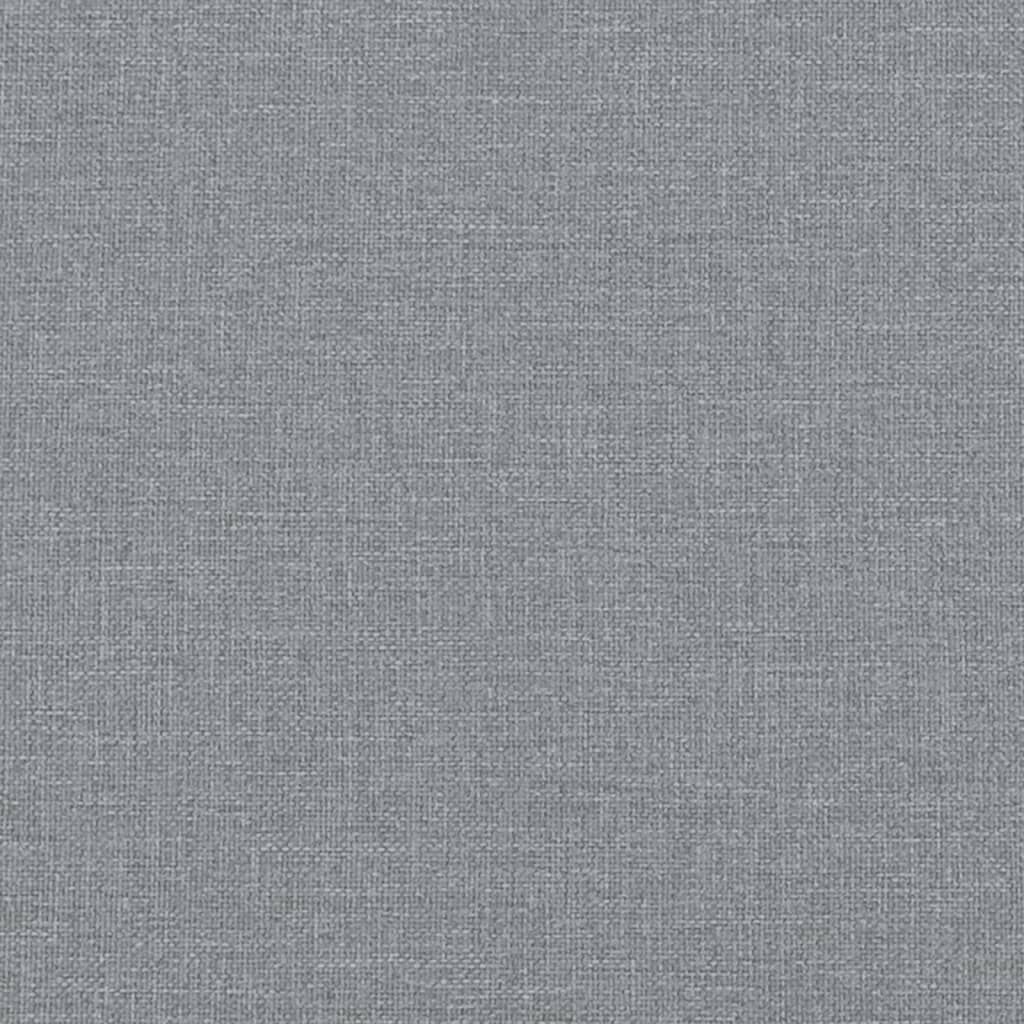 vidaXL Throw Pillows 2 pcs Light Grey Ø15x50 cm Fabric