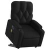 vidaXL Electric Stand up Massage Recliner Chair Black Faux Leather